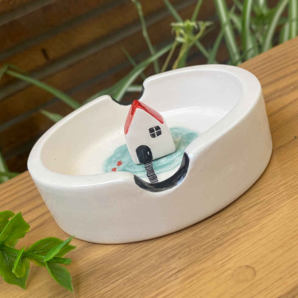 Price and Buy Handmade Ceramic Ashtray – Minimalist Hut Design_68fd918d6dcf7.jpeg Price and Buy Handmade Ceramic Ashtray – Minimalist Hut Design - Image 3