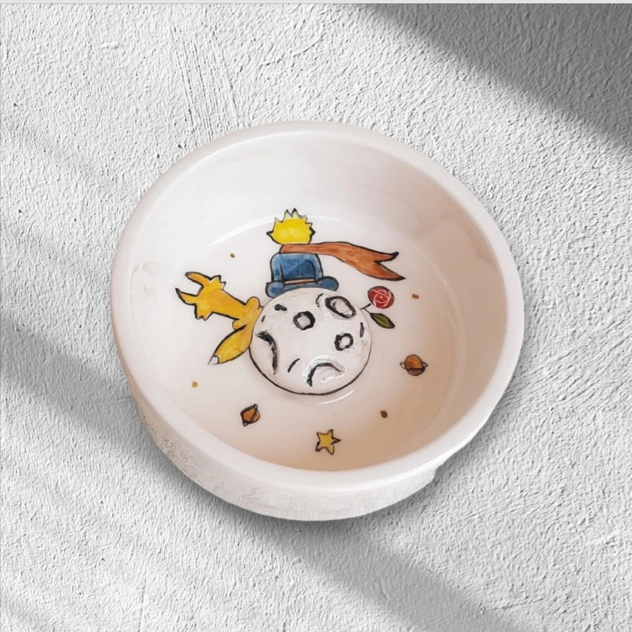 Price and Buy Handmade Ceramic Ashtray with The Little Prince Pattern - Image 3
