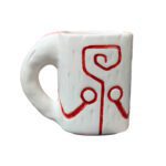 Price and Buy Handmade Ceramic Mug – Dishwasher & Microwave Safe with Deformed Design - Image 3