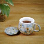 Price and Buy Handmade Ceramic Mug with Watercolor Design – Dishwasher & Microwave Safe - Image 5