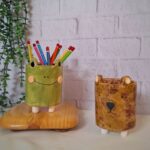 Price and Buy Handmade Ceramic Pot or Brush and Pencil Holder, Tedy & Frog Design