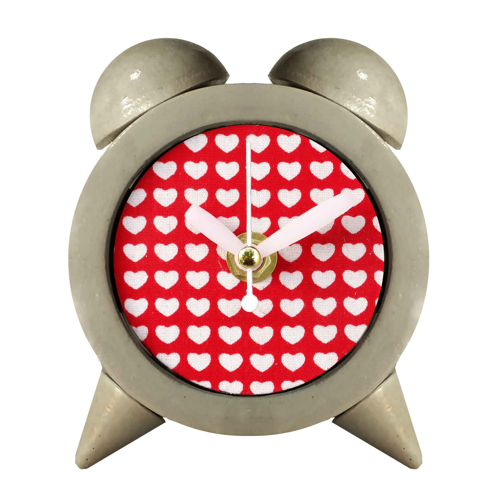 Price and Buy Handmade Concrete Twin Bell Clock for Home Decor