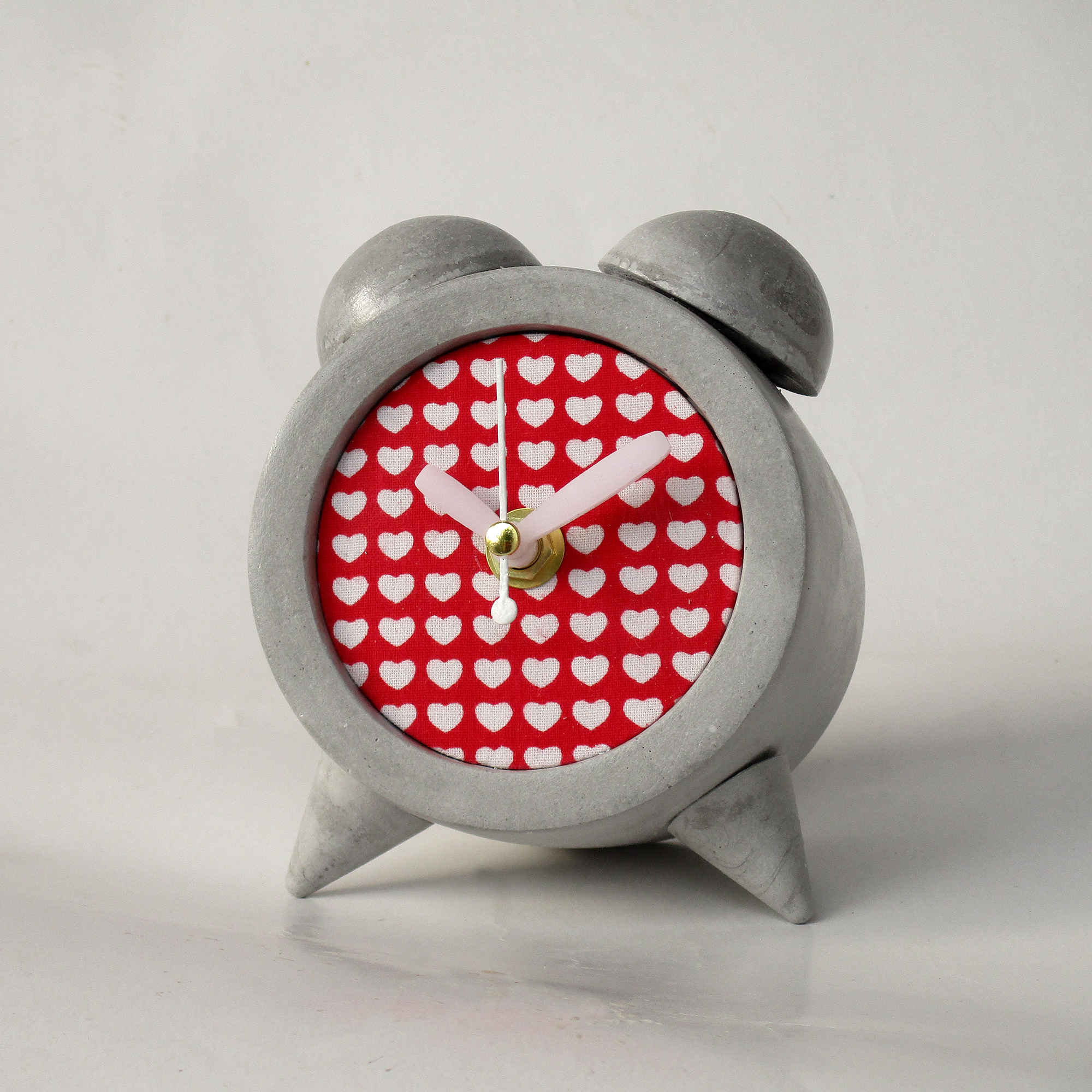 Price and Buy Handmade Concrete Twin Bell Clock for Home Decor - Image 3