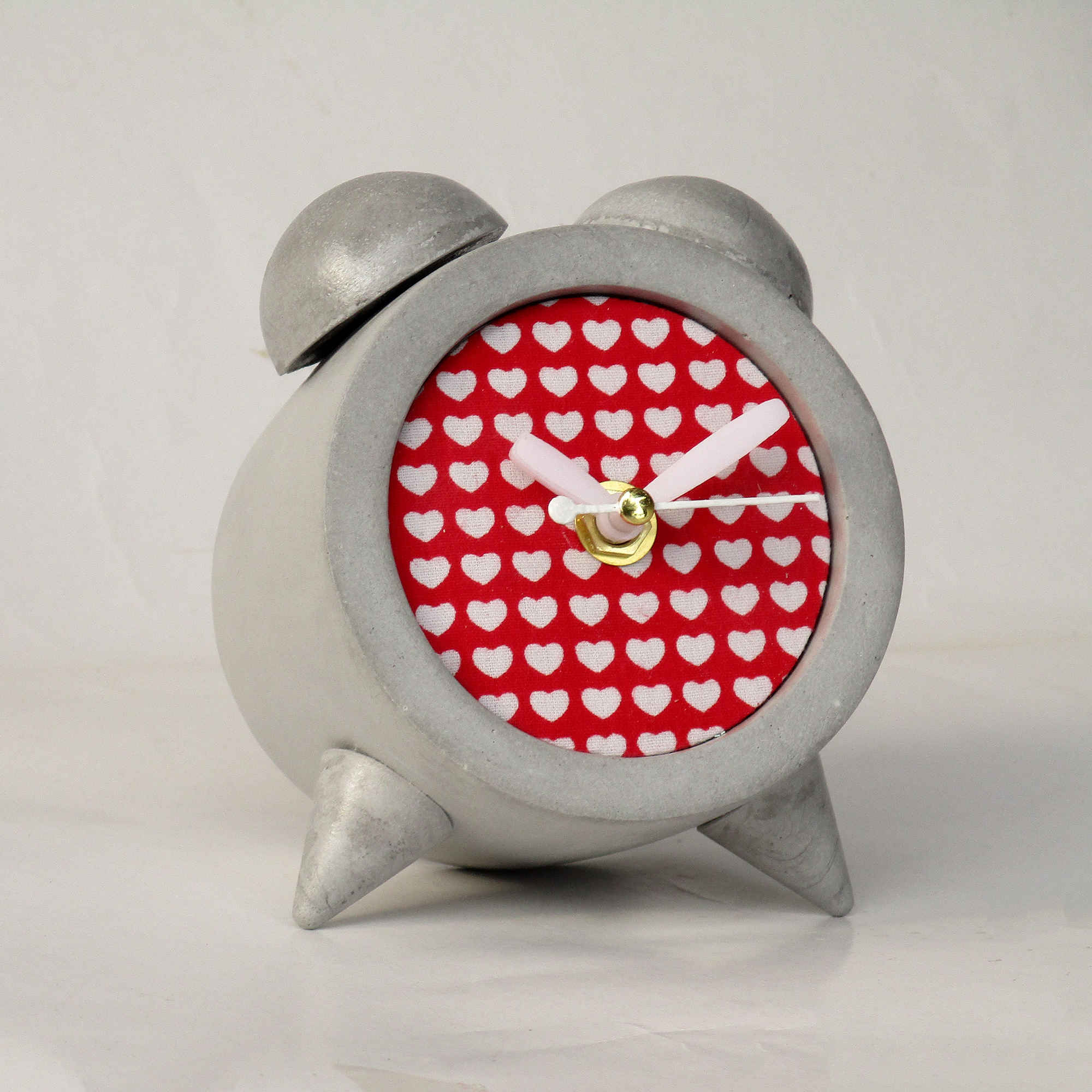 Price and Buy Handmade Concrete Twin Bell Clock for Home Decor - Image 4