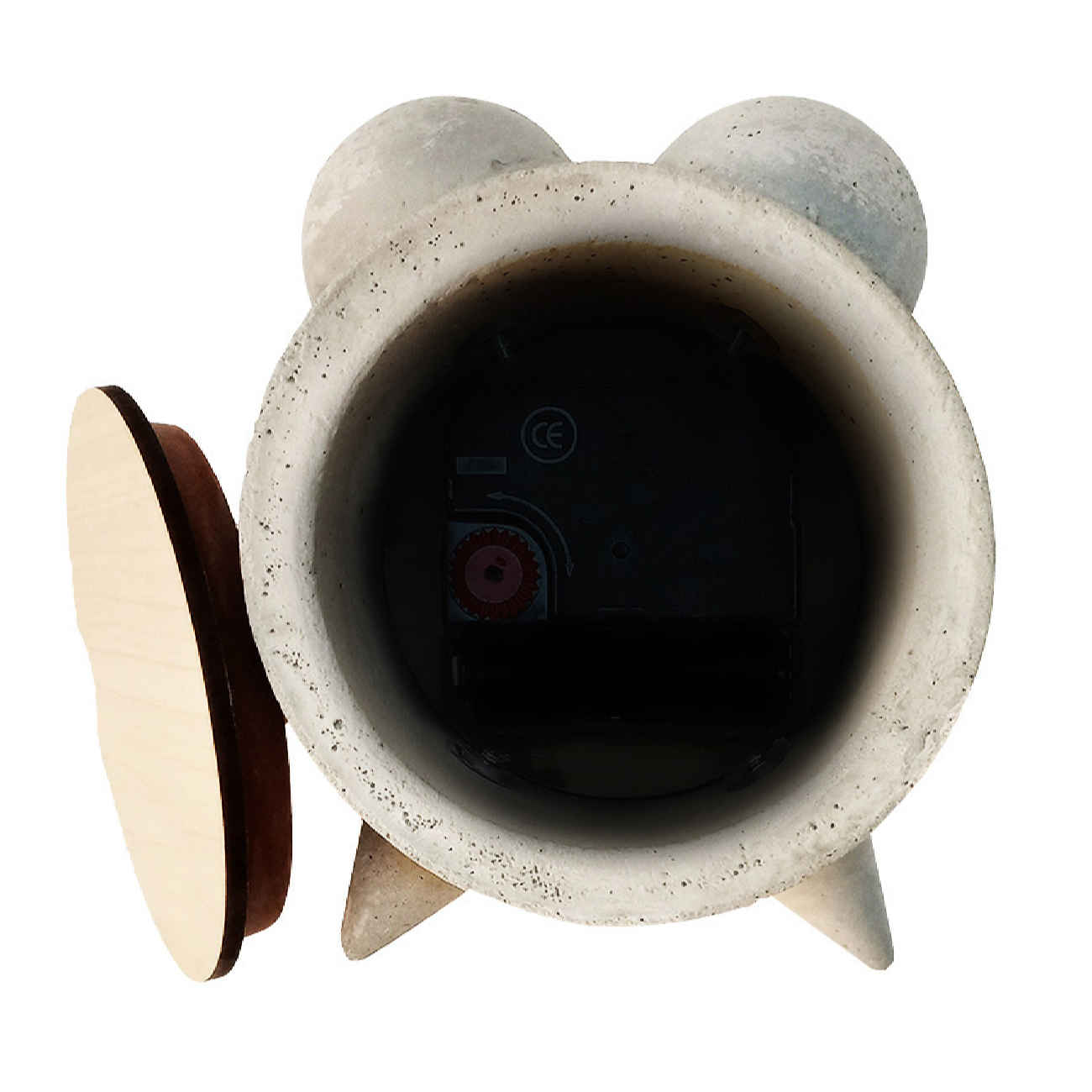 Price and Buy Handmade Concrete Twin Bell Clock for Work & Home - Image 5