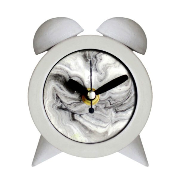 Price and Buy Handmade Concrete Twin Bell Clock with Marble Design_68ff73b628a2a.jpeg Price and Buy Handmade Concrete Twin Bell Clock with Marble Design