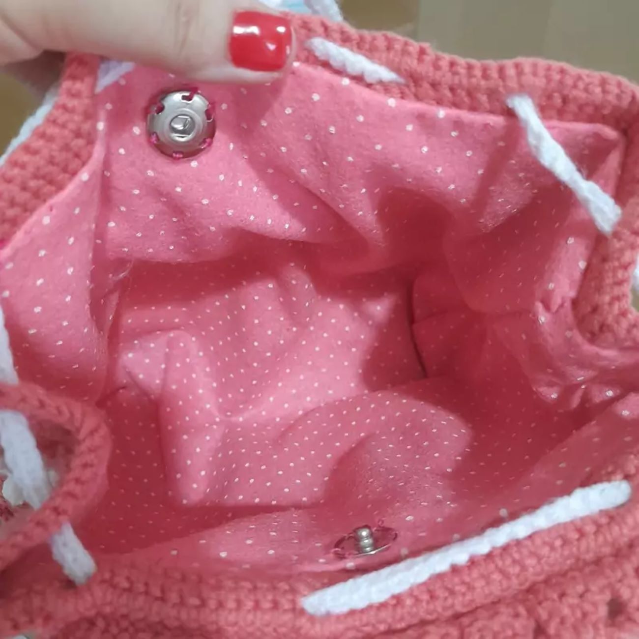 Price and Buy Handmade Crochet Bag Flower Design for Kids in Pink Color – Stylish and Cute - Image 6