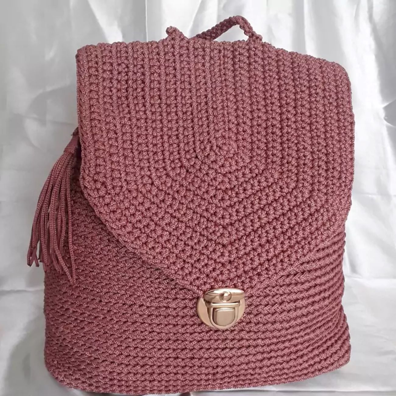 Price and Buy Handmade Crochet Bag –  in Peach Color Functional & Fashionable Design