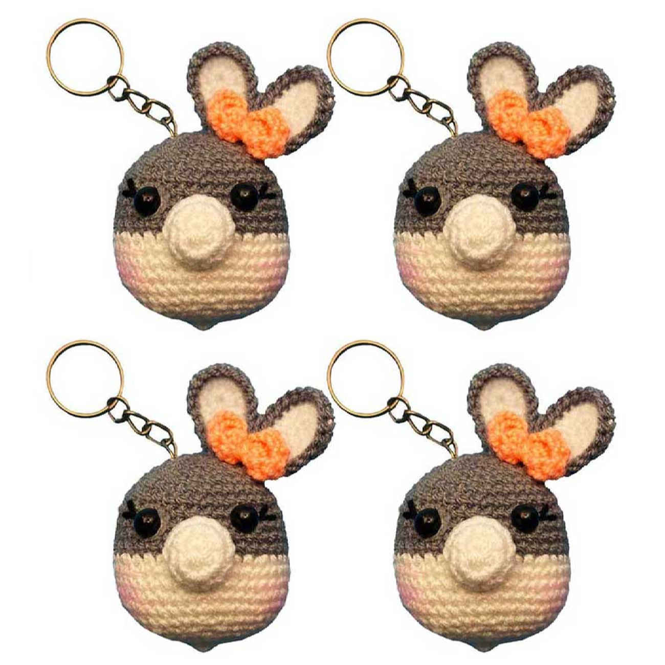 Price and Buy Handmade Crochet Keychain – Bunny Design Accessory for Keys and Bags (4x)_6903994a99460.jpeg Price and Buy Handmade Crochet Keychain – Bunny Design Accessory for Keys and Bags (4x) - Image 1