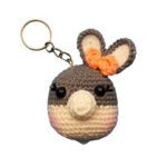 Price and Buy Handmade Crochet Keychain – Bunny Design Accessory for Keys and Bags (4x) - Image 3