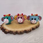 Price and Buy Handmade Crochet Keychain – Cow Head Shape - Image 3