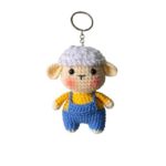 Price and Buy Handmade Crochet Keychain – Cute Sheep Accessory for Bags and Presents