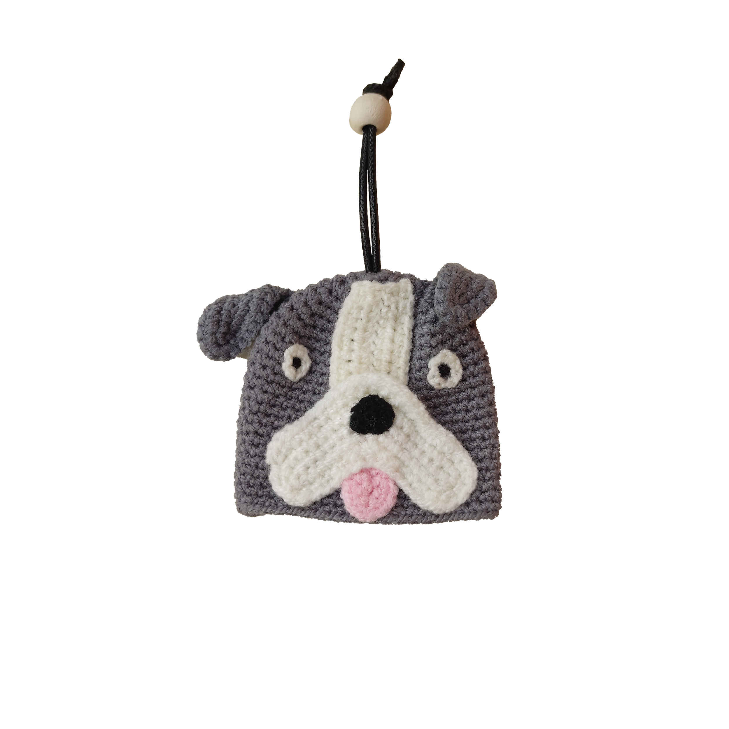 Price and Buy Handmade Crochet Keychain – Dog Animal Shape_68ff3b7143223.jpeg Price and Buy Handmade Crochet Keychain – Dog Animal Shape - Image 1