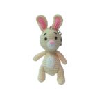 Price and Buy Handmade Crochet Keychain – Yellow Rabbit Animal Shape