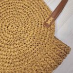 Price and Buy Handmade Crochet Raffia Summer Bag – Spacious Beach Shoulder Tote with Leather-Look Handles - Image 6