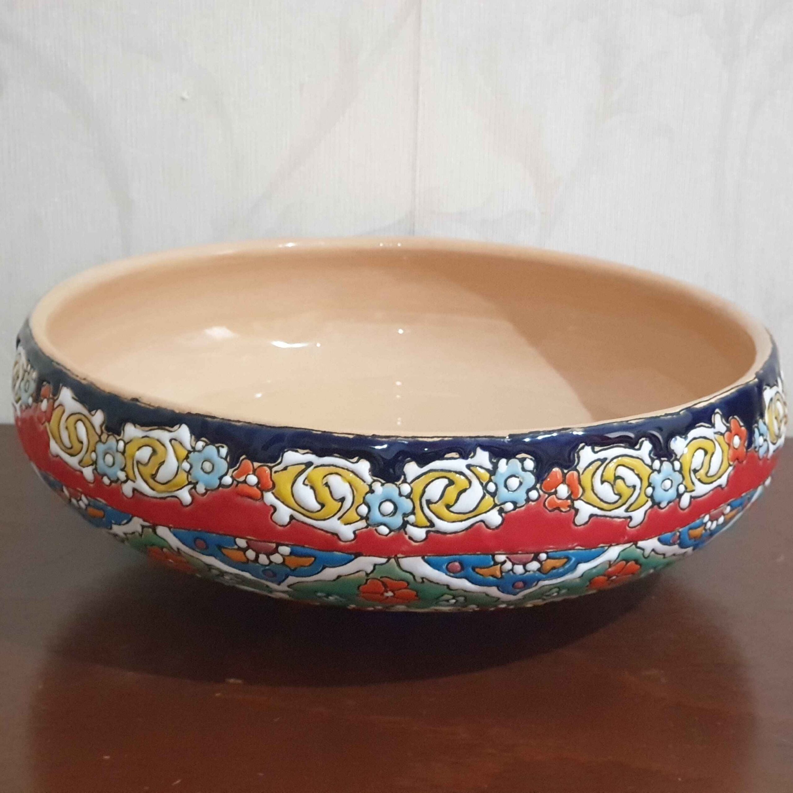 Price and Buy Handmade Decorative Pottery Bowl in Minakari Persian Art