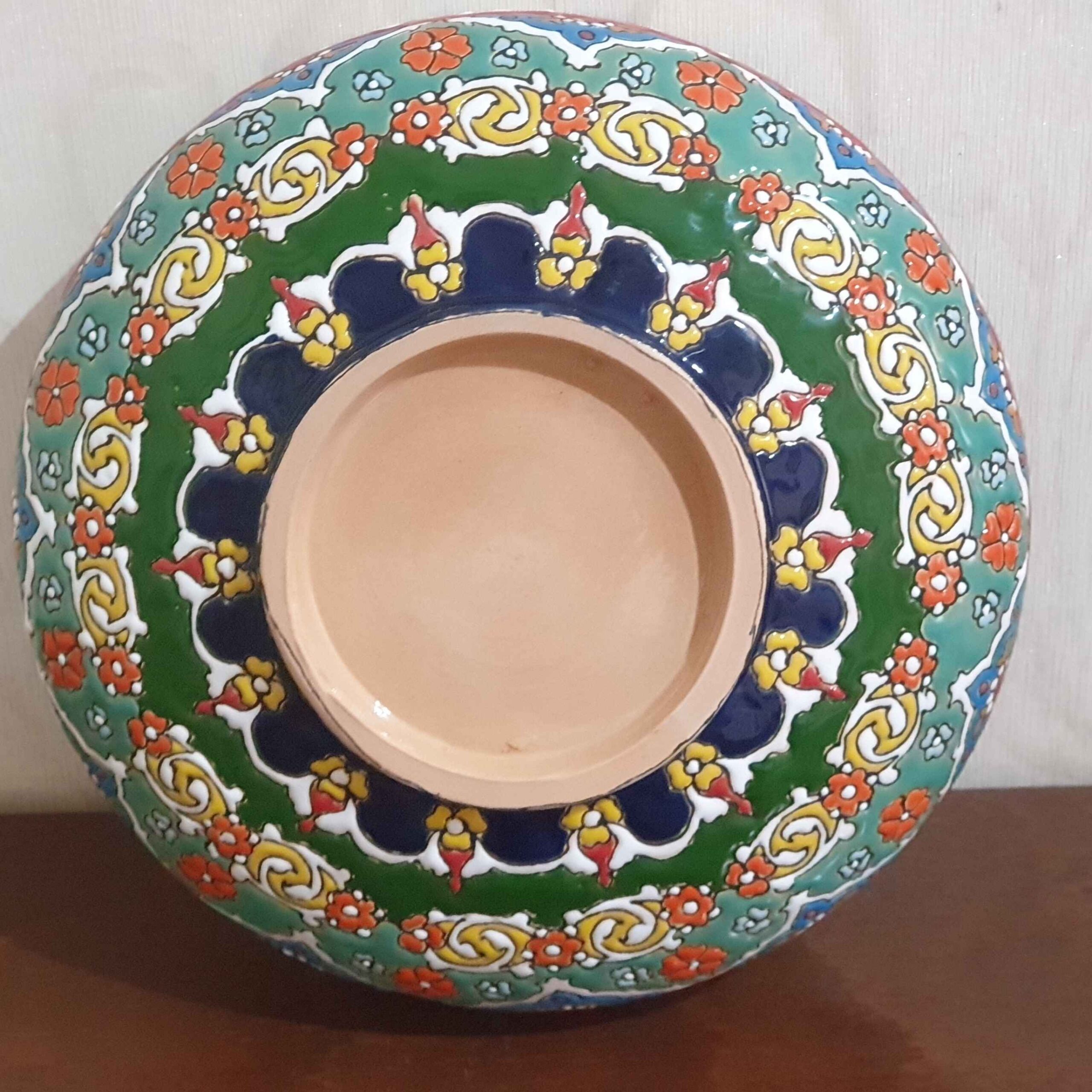 Price and Buy Handmade Decorative Pottery Bowl in Minakari Persian Art - Image 3