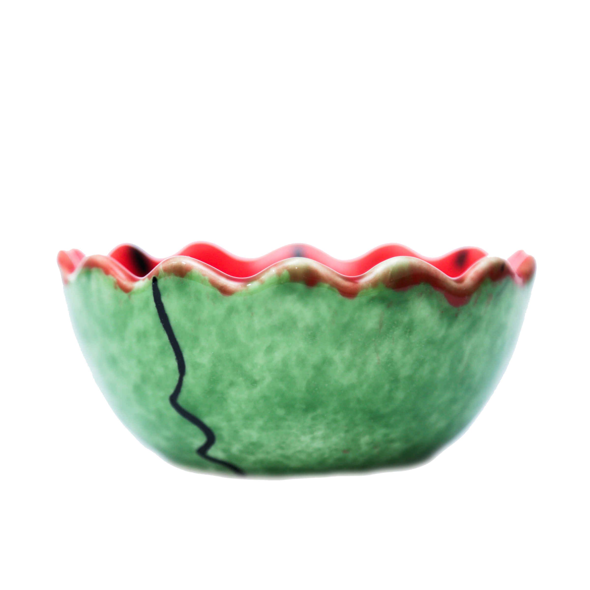 Price and Buy Handmade Decorative Pottery Bowl Model Watermelon