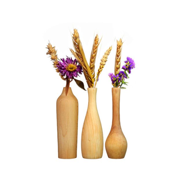 Price and Buy Handmade Decorative Wooden Mini Flower Vase Made from Natural Solid Wood Set of 3_68fdf5bc0fb93.jpeg Price and Buy Handmade Decorative Wooden Mini Flower Vase Made from Natural Solid Wood Set of 3