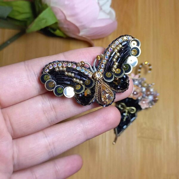 Price and Buy Handmade Feminine Beaded Brooch Pin – Black Butterfly Model_68fcef22ed1ed.jpeg Price and Buy Handmade Feminine Beaded Brooch Pin – Black Butterfly Model