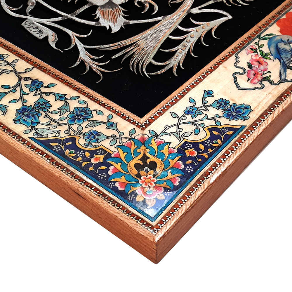Price and Buy Handmade Framed Persian Engraved Copper Art Farahnaz – Traditional Wall Decor - Image 4
