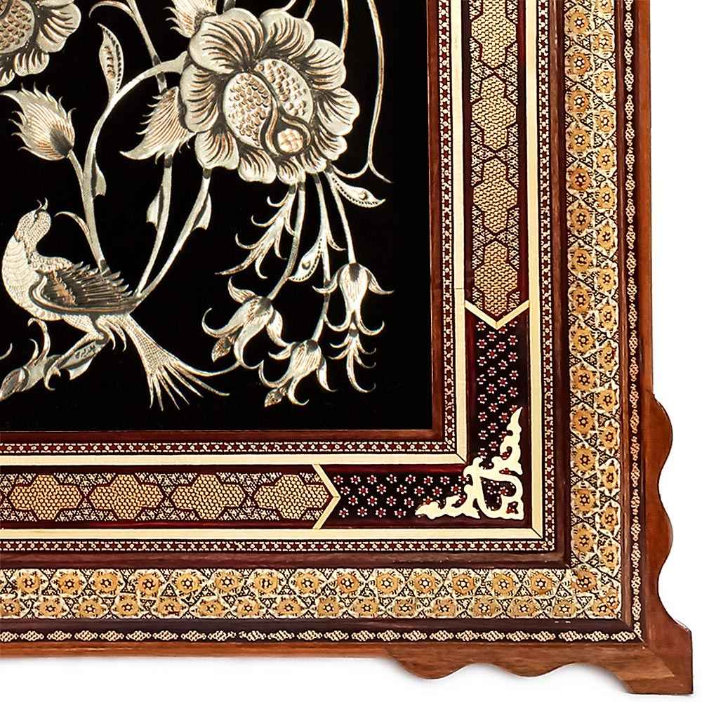 Price and Buy Handmade Framed Persian Engraved Copper Art Mahya – Traditional Wall Decor - Image 3