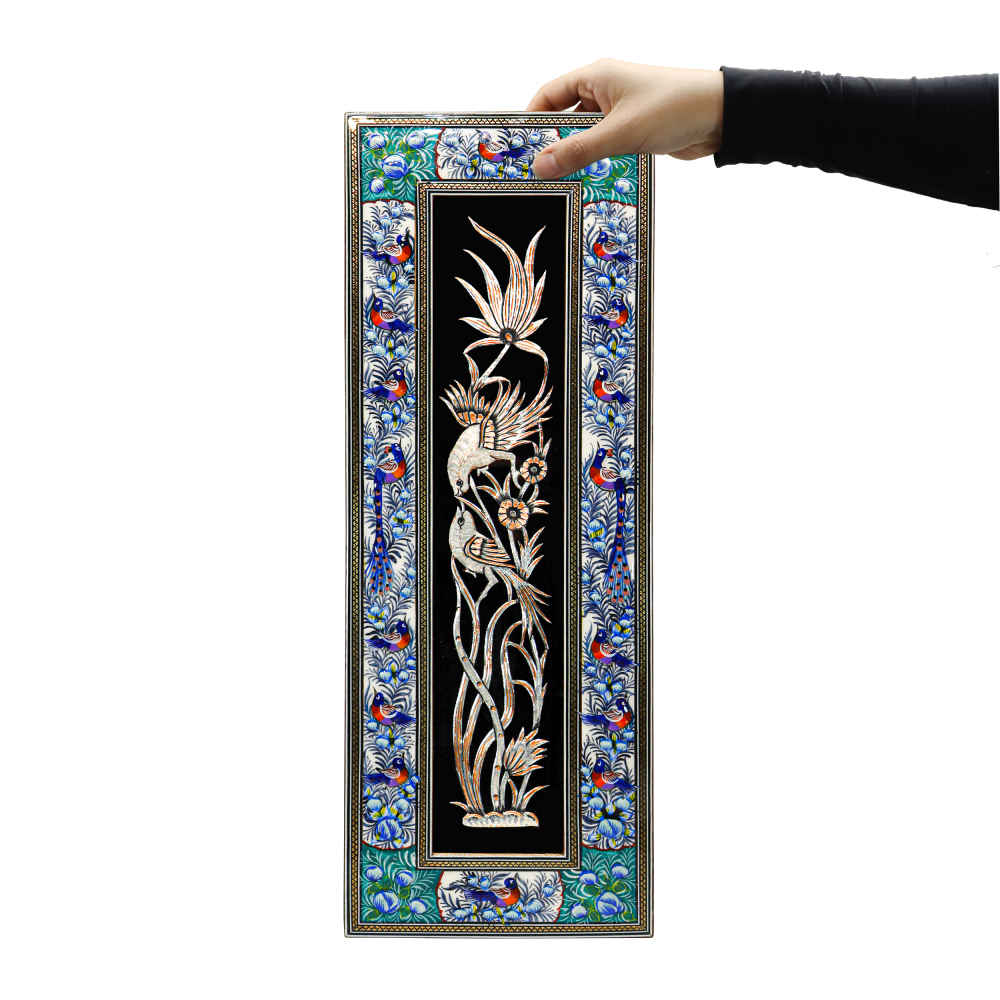 Price and Buy Handmade Framed Persian Engraved Copper Art Maryami – Traditional Wall Decor - Image 7