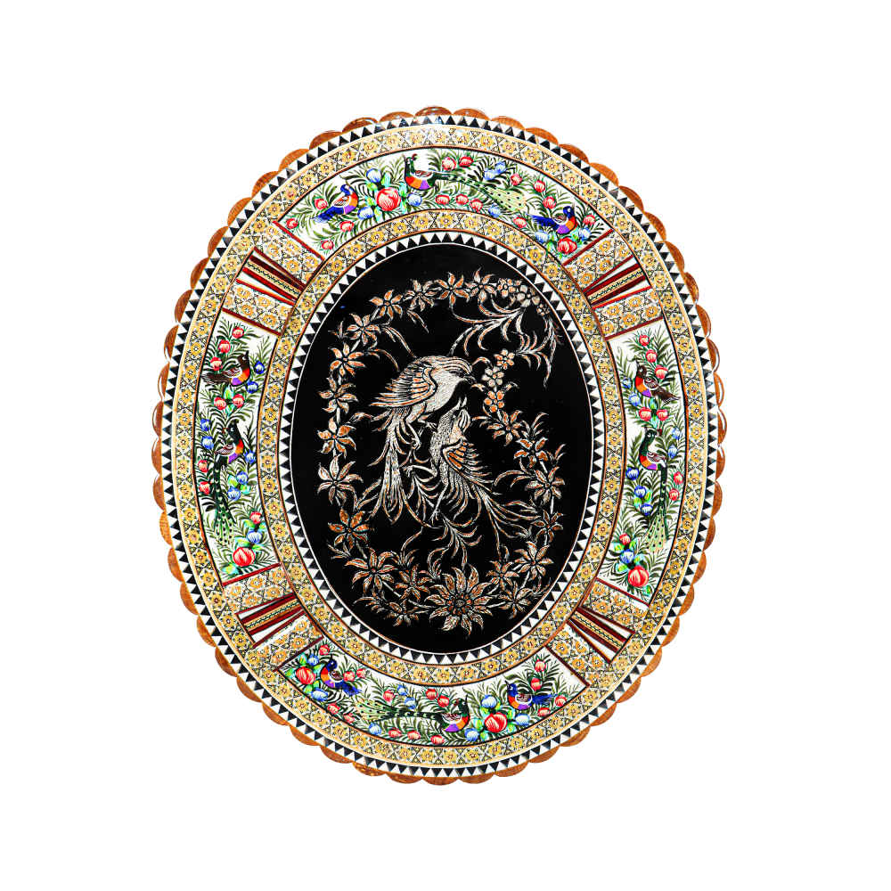Price and Buy Handmade Framed Persian Engraved Copper Art Rahil – Traditional Wall Decor