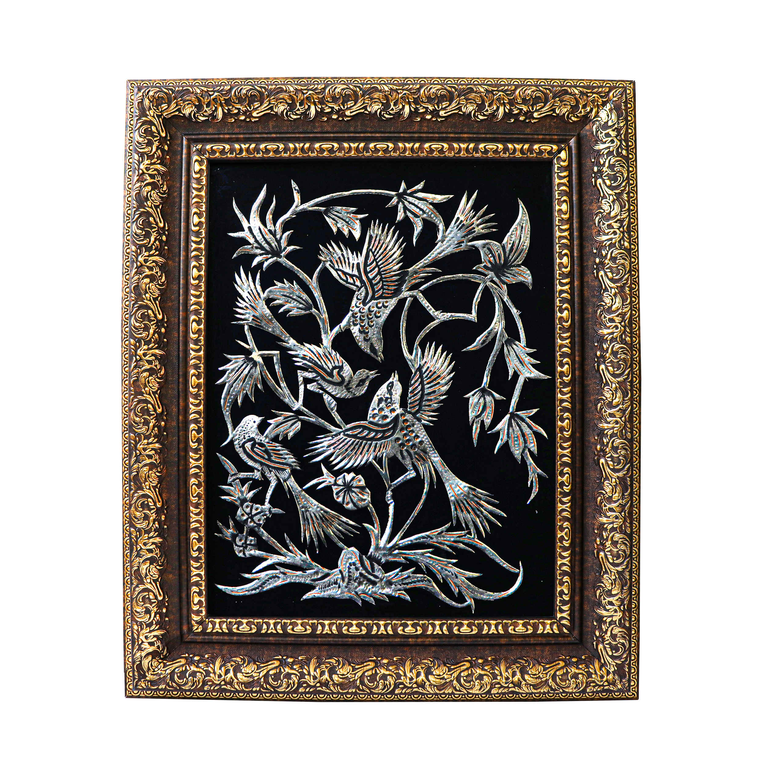 Price and Buy Handmade Framed Persian Engraved Copper Art Tamana – Traditional Wall Decor