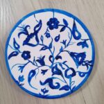 Price and Buy Handmade Haft Seen Set with Elegant Geometric & Bird Pattern Painted Design – Celebrate Persian New Year in Style Set of 7 - Image 5