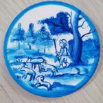 Price and Buy Handmade Haft Seen Set with Elegant Geometric & Bird Pattern Painted Design – Celebrate Persian New Year in Style Set of 7 - Image 6