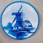 Price and Buy Handmade Haft Seen Set with Elegant Geometric & Bird Pattern Painted Design – Celebrate Persian New Year in Style Set of 7 - Image 8