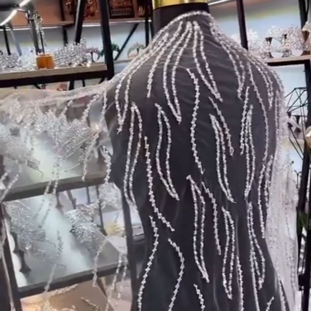 Price and Buy Handmade Ivory Wedding Veil with Chapel Length, Perfect Match for Lace or Satin Dresses_6902c10ccb043.jpeg Price and Buy Handmade Ivory Wedding Veil with Chapel Length, Perfect Match for Lace or Satin Dresses - Image 1