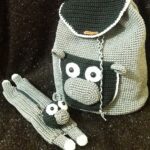 Price and Buy Handmade Knitted Backpack with Matching Knitted Pencil Case – Cute and Functional - Image 3