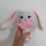 Price and Buy Handmade Knitted Bunny Baby Rattle – Soft & Safe Infant Toy - Image 3