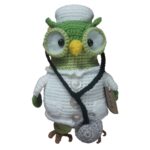 Price and Buy Handmade Knitted Doll – Doctor Owl Design