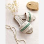 Price and Buy Handmade Macrame Sandal Slipper Featuring Chamomile Flower Design