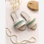 Price and Buy Handmade Macrame Sandal Slipper Featuring Chamomile Flower Design - Image 3