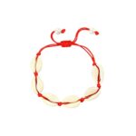 Price and Buy Handmade Natural Shell Bracelet with Red String – Unique Design