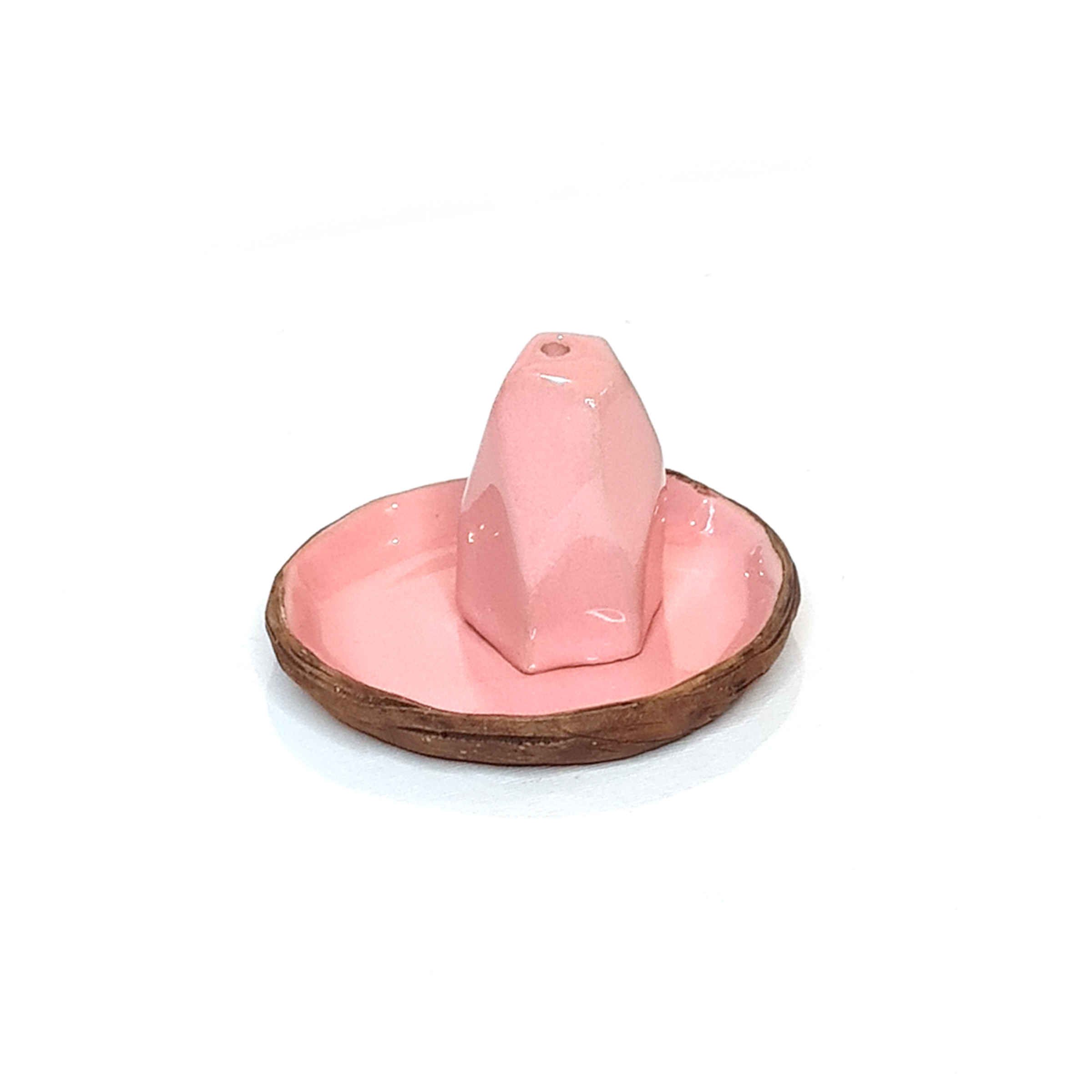 Price and Buy Handmade Pottery Incense Holder – Lilac Rock Design - Image 3