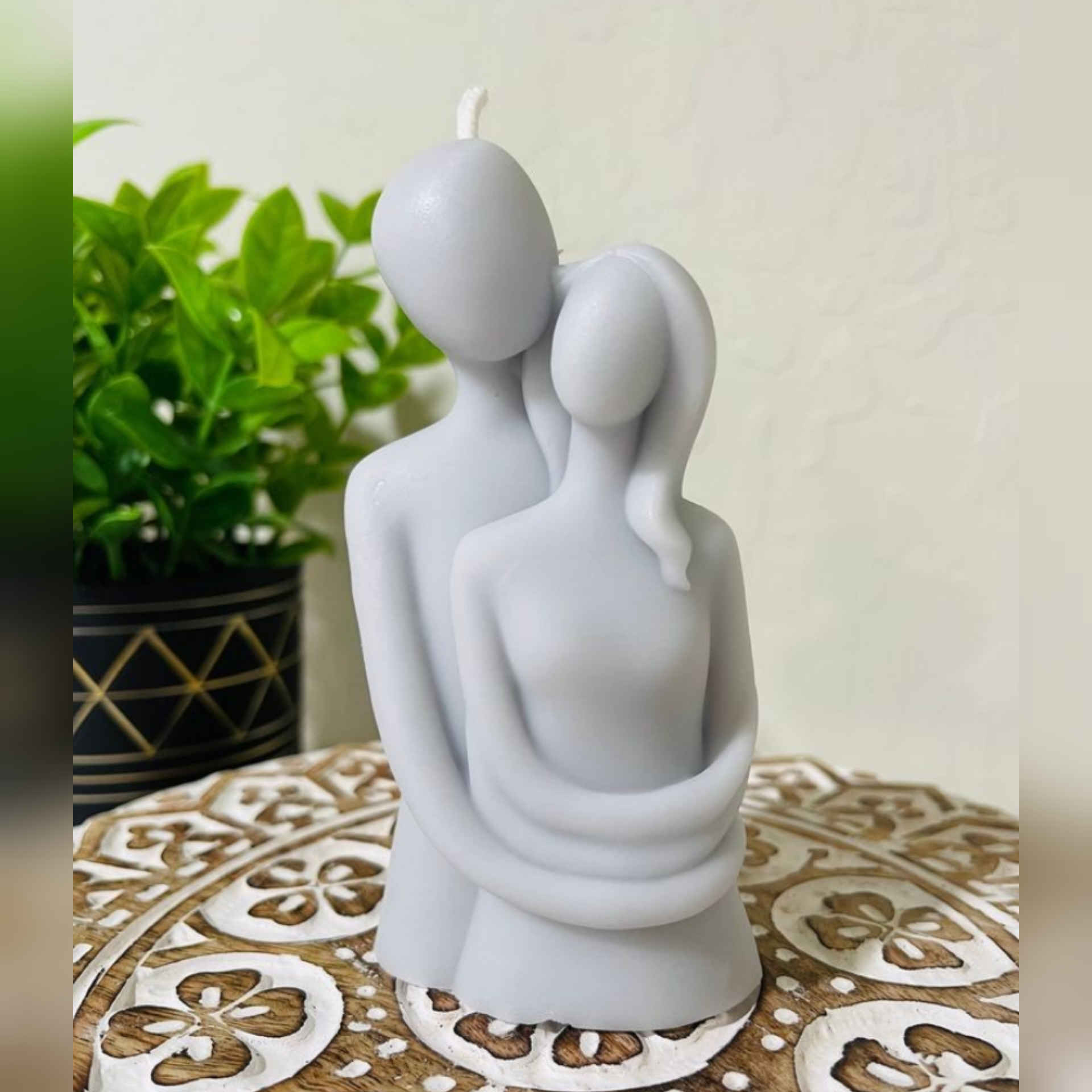 Price and Buy Handmade Sculpture Candle with Hug Design for Gift and Decoration - Image 4