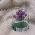 Price and Buy Handmade Tulip Flower Jar Candle – Lovely Scented Jar Candle Inspired by Tulip Blooms