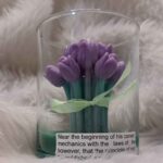 Price and Buy Handmade Tulip Flower Jar Candle – Lovely Scented Jar Candle Inspired by Tulip Blooms - Image 3