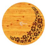 Price and Buy Handmade Wood Trivet Floral Design for Table Protection - Image 3