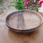 Price and Buy Handmade Wooden Bowl,35 cm – Ideal for Serving, Food-Safe & Washable
