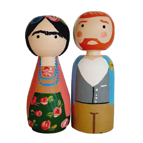 Price and Buy Handmade Wooden Peg Dolls – Frida Kahlo | Artistic Wooden Figurines_68fc22c1b3a0a.jpeg Price and Buy Handmade Wooden Peg Dolls – Frida Kahlo | Artistic Wooden Figurines