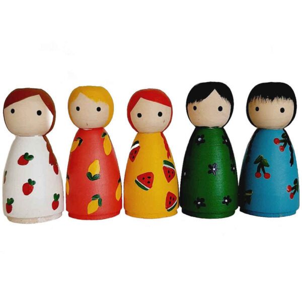 Price and Buy Handmade Wooden Peg Dolls – Fruity Family | Whimsical Wooden Figures_68fc228e48a72.jpeg Price and Buy Handmade Wooden Peg Dolls – Fruity Family | Whimsical Wooden Figures