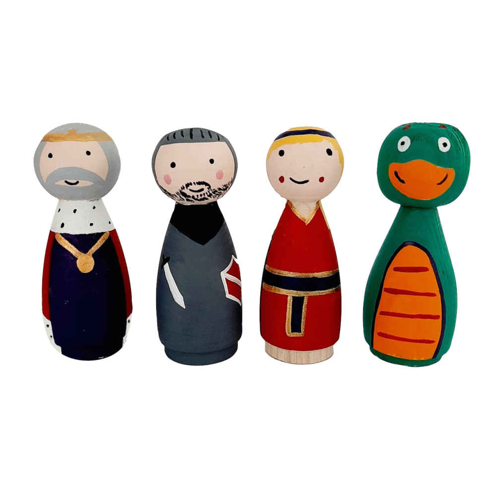 Price and Buy Handmade Wooden Peg Dolls – Game of Thrones | Custom Fantasy Characters