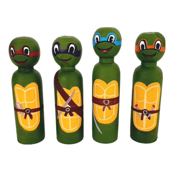 Price and Buy Handmade Wooden Peg Dolls – Mutant Ninja Turtles | Custom Toy Figures_68fc21aa549a1.jpeg Price and Buy Handmade Wooden Peg Dolls – Mutant Ninja Turtles | Custom Toy Figures