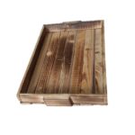 Price and Buy Handmade Wooden Serving Trays with Handles (Set of 2) - Image 3